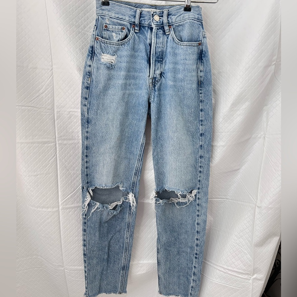 PacSun Light Blue Boyfriend Jeans high waist
